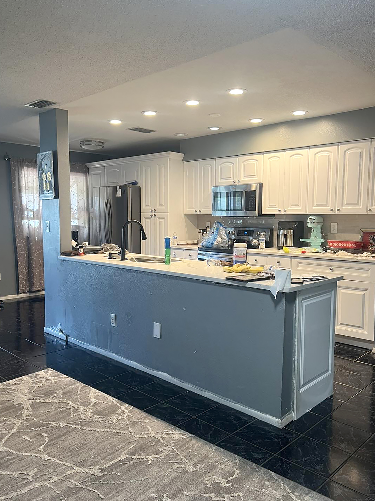 Kitchen Island Before