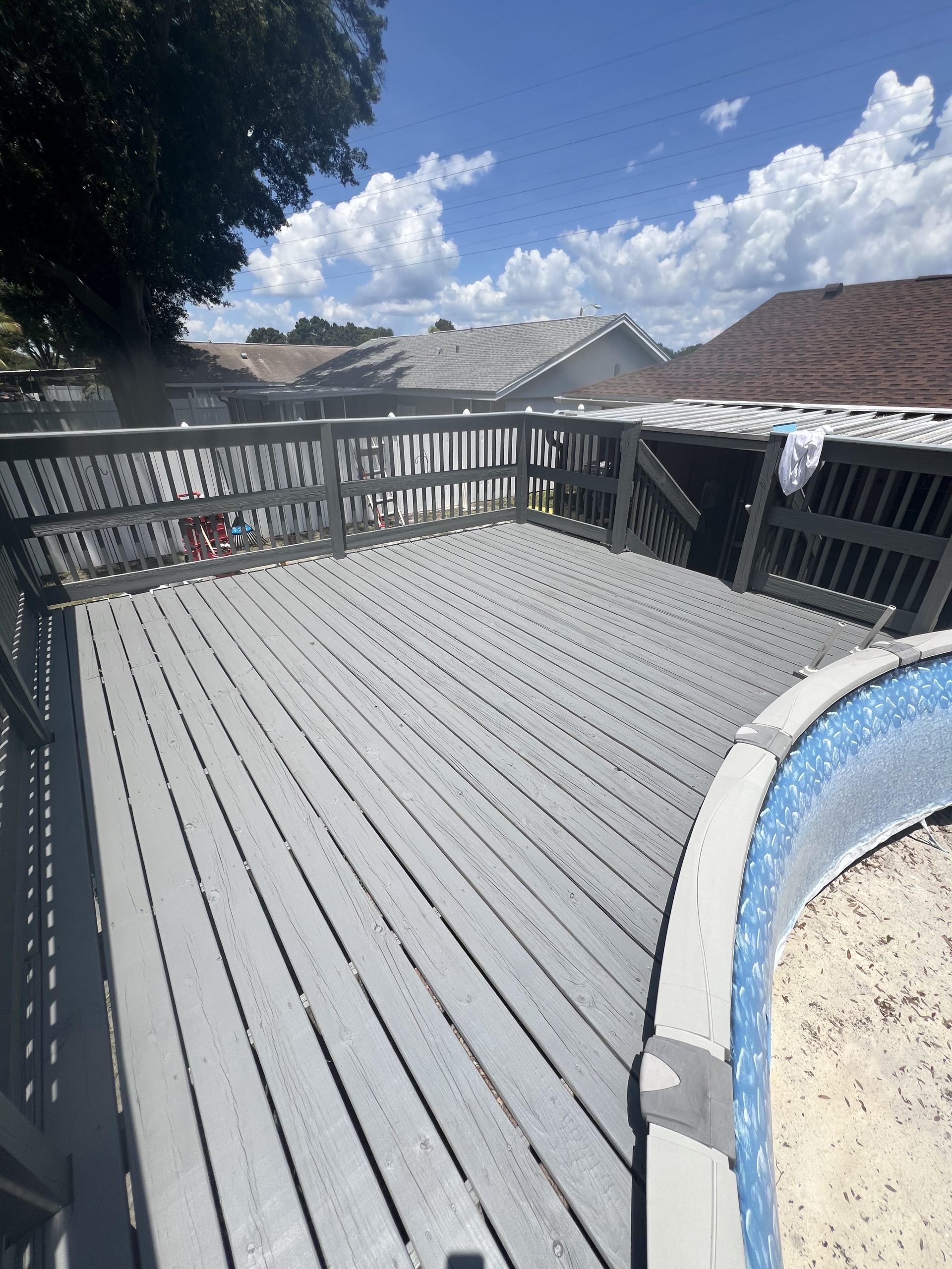 Deck After Stain Paint